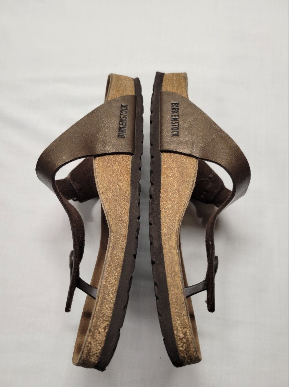 Birkenstock Gizeh Thong Sandal Metallic Bronze Size 42 11-11 1/2 I8 - Picture 2 of 6